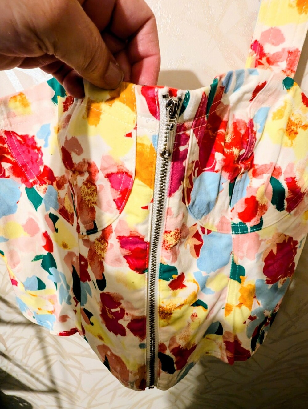 NWT Juicy Couture Floral Print Two-Piece Dress Set in Multicolor. Size Large - Picture 6 of 10